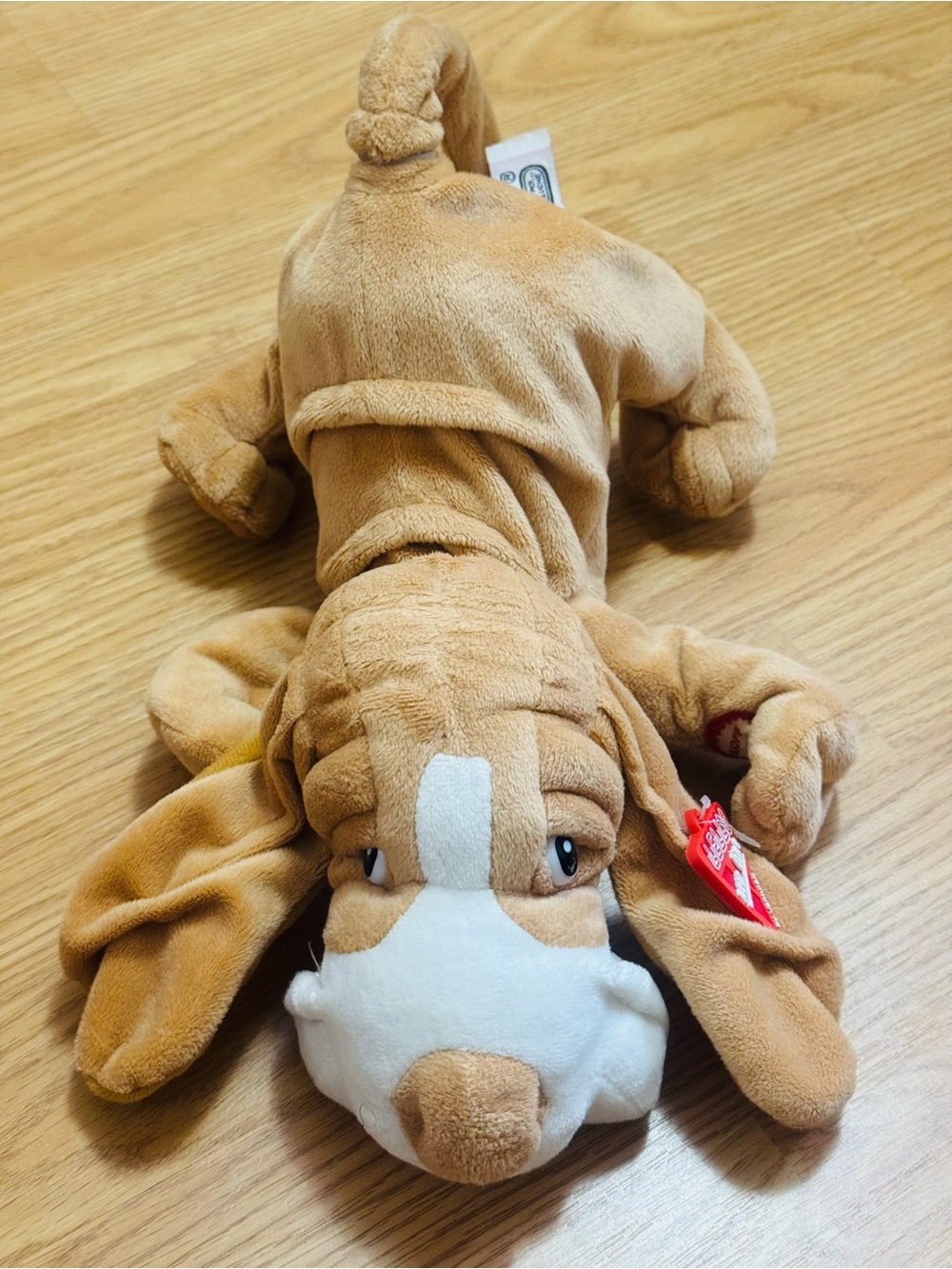 Vintage Italian Plush Dog From the "Lelly New Line" Series by Venturelli Angelo